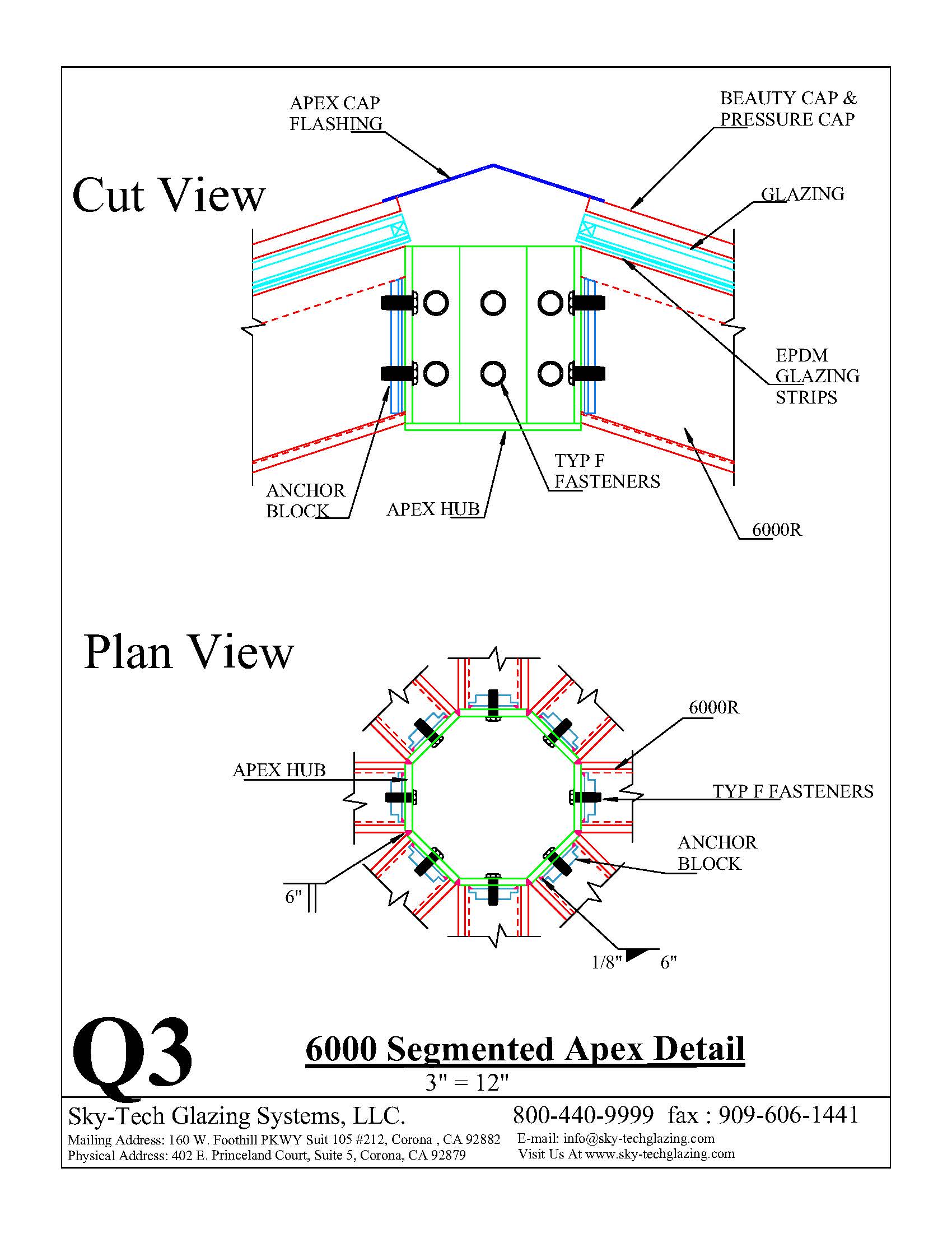 Q3 6000 Segmented Apex Detail