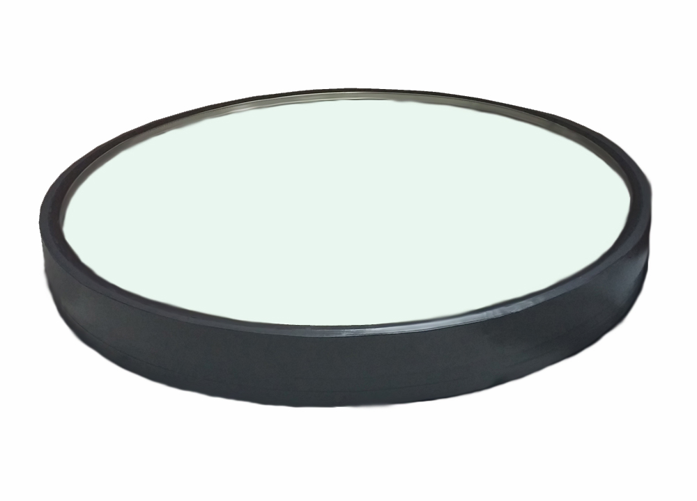 Circular Curb Mounted Flat Glass White over Clear Skylight